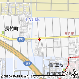石川県白山市長竹町27周辺の地図