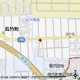 石川県白山市長竹町27周辺の地図