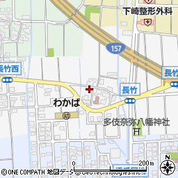 石川県白山市長竹町9周辺の地図