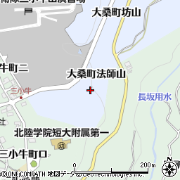 石川県金沢市大桑町法師山周辺の地図