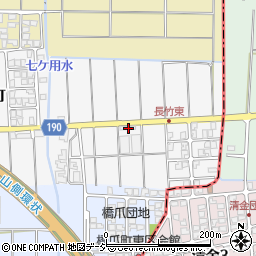 石川県白山市長竹町86周辺の地図