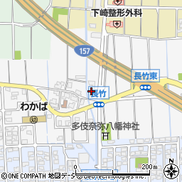 石川県白山市長竹町22-4周辺の地図