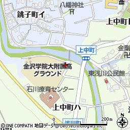 石川県金沢市銚子町ロ1周辺の地図