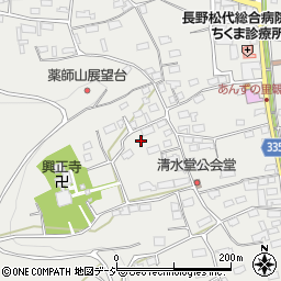 長野県千曲市森1439-1周辺の地図