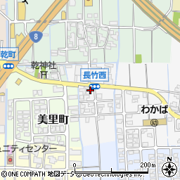 石川県白山市長竹町337周辺の地図