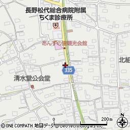 長野県千曲市森1409-2周辺の地図