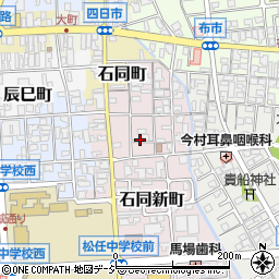石川県白山市石同新町90周辺の地図