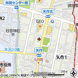 コメダ珈琲店野々市矢作ＦＣ店周辺の地図