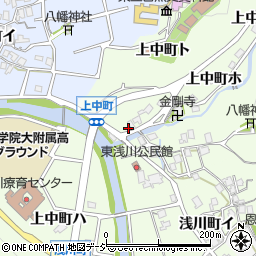 石川県金沢市上中町ヘ2-3周辺の地図
