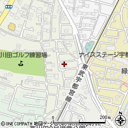 栃木県宇都宮市西川田町1192周辺の地図