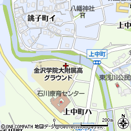 石川県金沢市銚子町ロ周辺の地図