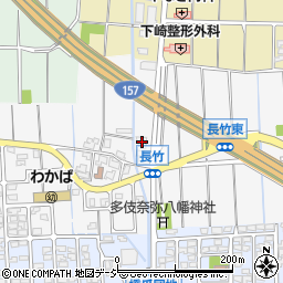 石川県白山市長竹町23周辺の地図