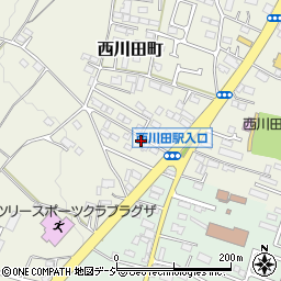 栃木県宇都宮市西川田町8周辺の地図