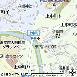 石川県金沢市上中町ヘ24-1周辺の地図