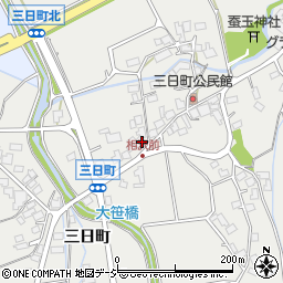 長野県大町市大町三日町497周辺の地図
