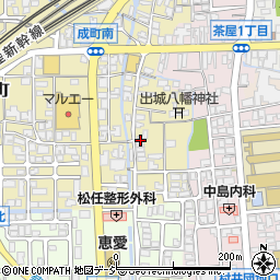 石川県白山市成町22周辺の地図