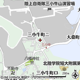 石川県金沢市三小牛町ニ11周辺の地図