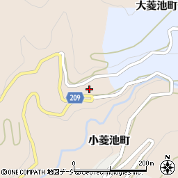 石川県金沢市小菱池町周辺の地図