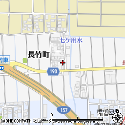 石川県白山市長竹町387-2周辺の地図