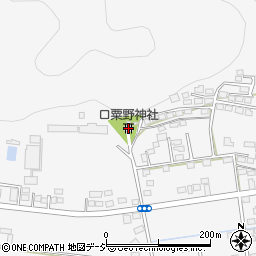口粟野神社周辺の地図