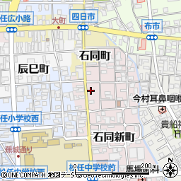 石川県白山市石同新町45周辺の地図