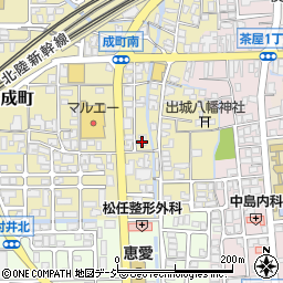 石川県白山市成町127周辺の地図