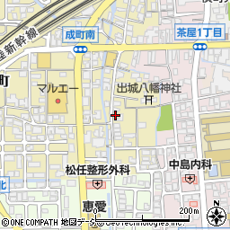 石川県白山市成町24周辺の地図