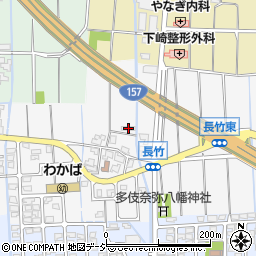 石川県白山市長竹町273周辺の地図