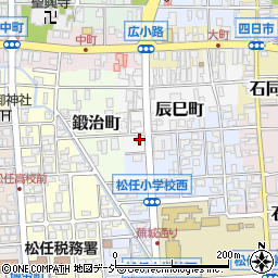 石川県白山市辰巳町170周辺の地図