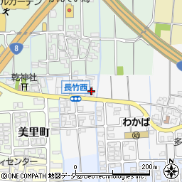 石川県白山市長竹町5周辺の地図