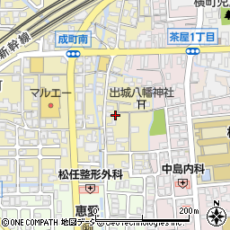 石川県白山市成町27周辺の地図