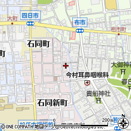 石川県白山市石同新町164周辺の地図