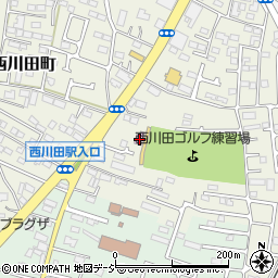 栃木県宇都宮市西川田町1172周辺の地図