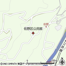 佐野区公民館周辺の地図