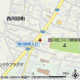 栃木県宇都宮市西川田町1177周辺の地図