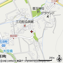 長野県大町市大町三日町552周辺の地図