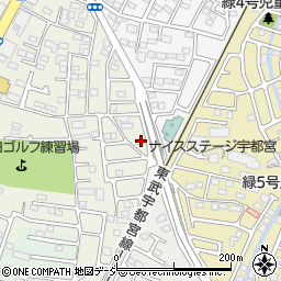 栃木県宇都宮市西川田町1204周辺の地図