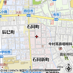石川県白山市石同新町105周辺の地図