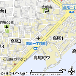 石川県金沢市高尾周辺の地図