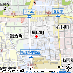石川県白山市辰巳町96周辺の地図