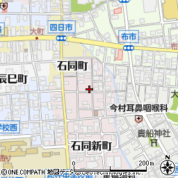 石川県白山市石同新町134周辺の地図