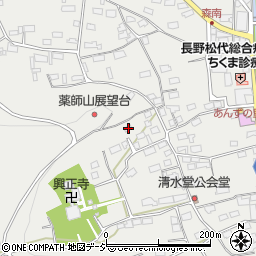 長野県千曲市森1440-11周辺の地図