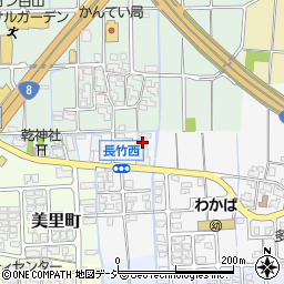 石川県白山市長竹町3周辺の地図