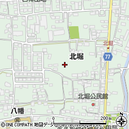 長野県千曲市八幡（北堀）周辺の地図