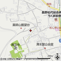 長野県千曲市森1390-2周辺の地図