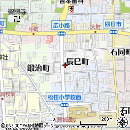 石川県白山市辰巳町79周辺の地図