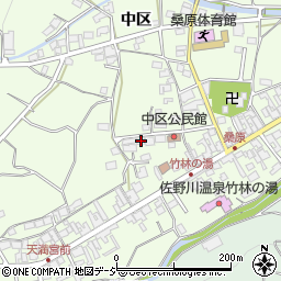 長野県千曲市桑原中区1304周辺の地図