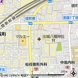 石川県白山市成町112周辺の地図
