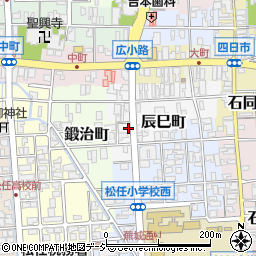 石川県白山市辰巳町161周辺の地図