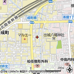 石川県白山市成町132周辺の地図